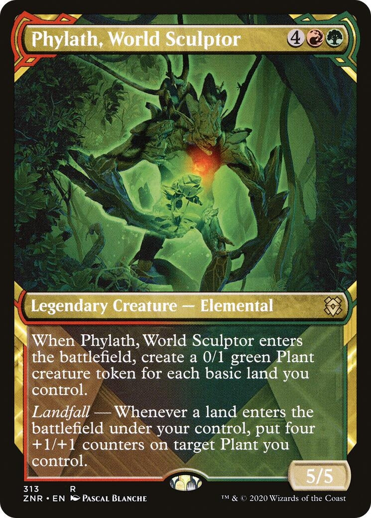 Image for Phylath, World Sculptor (Showcase) (313) - Magic: The Gathering