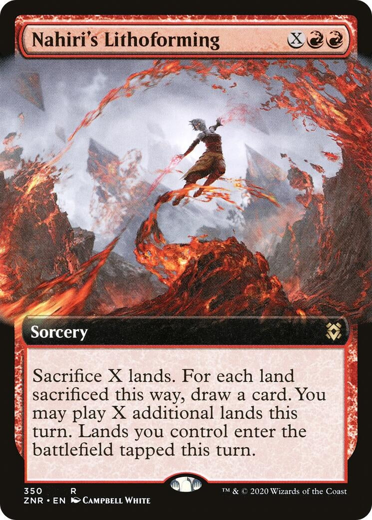 Image for Nahiri's Lithoforming (Extended Art) (350) (ZNR) - Magic: The Gathering