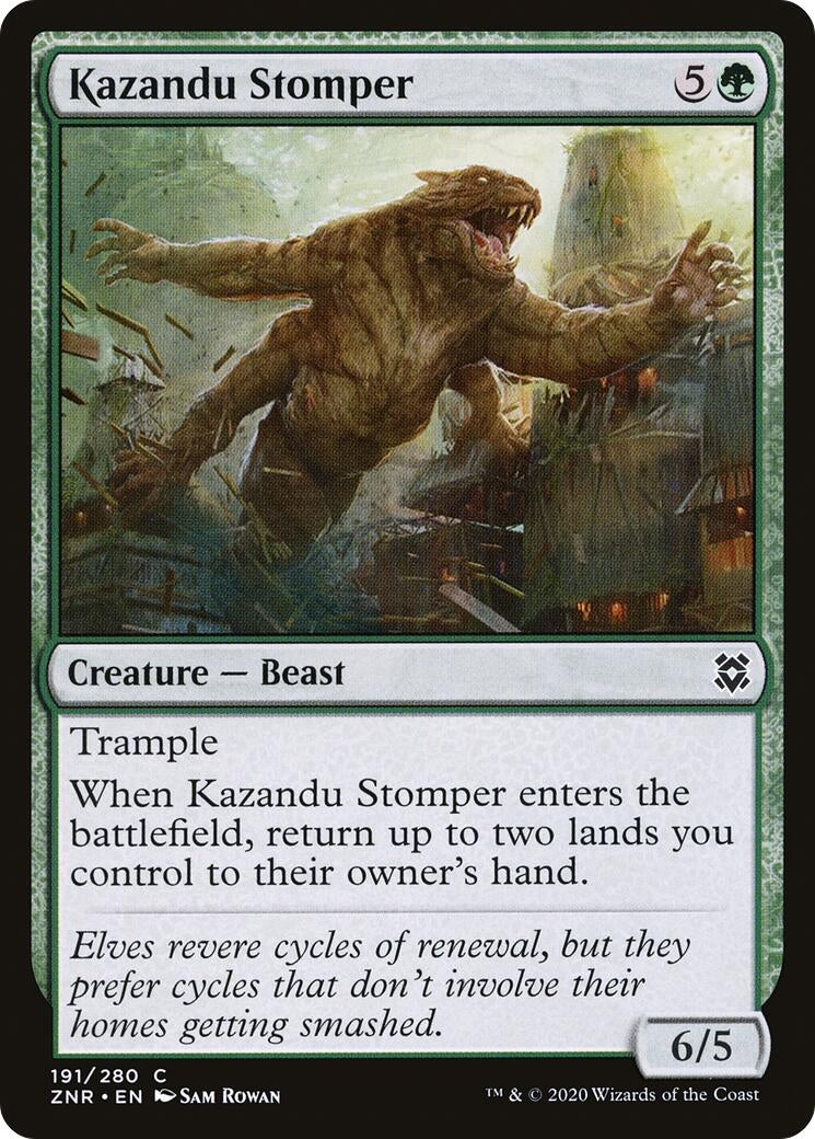 Image for Kazandu Stomper (191) - Magic: The Gathering
