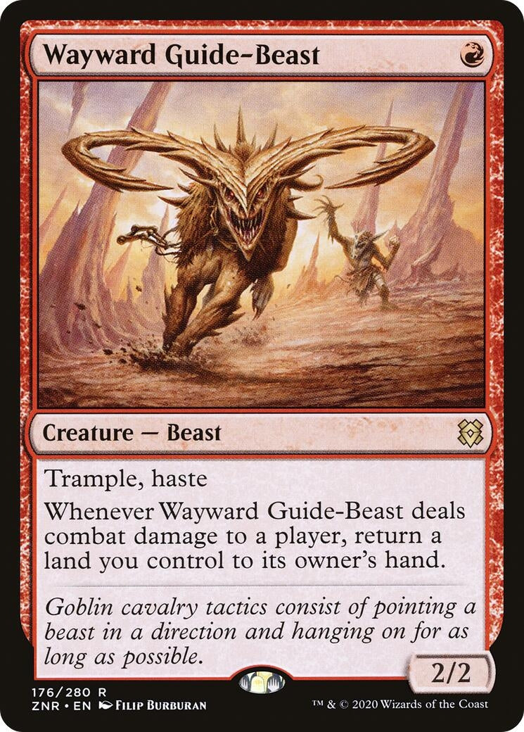 Image for Wayward Guide-Beast (176) (ZNR) - Magic: The Gathering