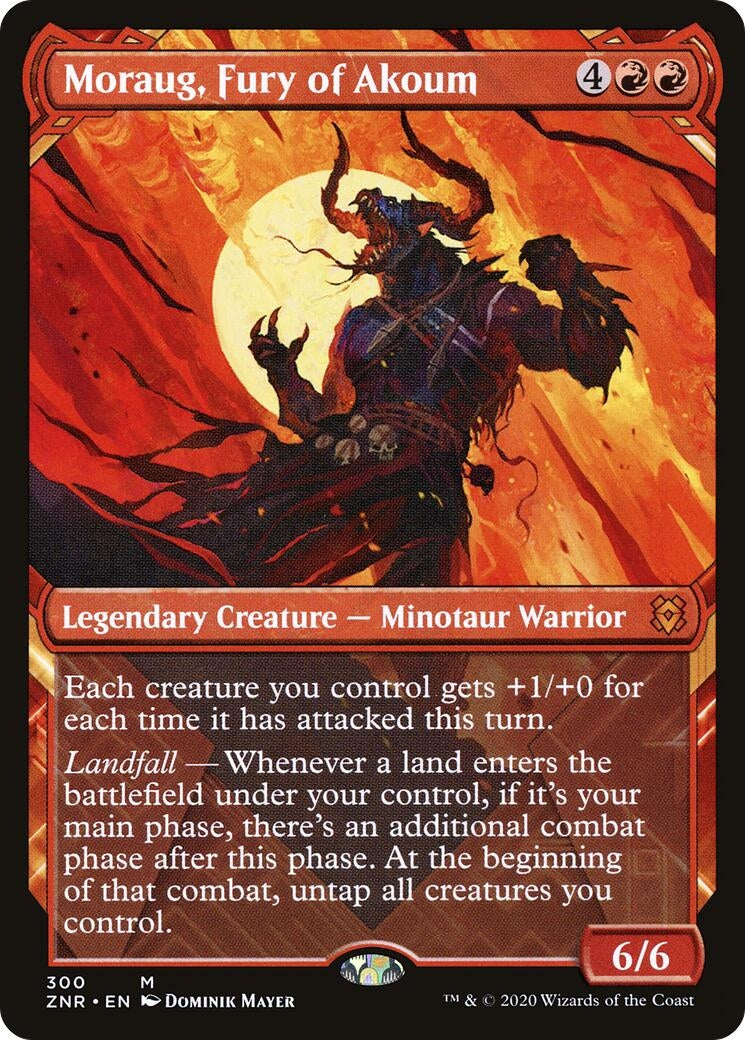 Image for Moraug, Fury of Akoum (Showcase) (300) - Magic: The Gathering