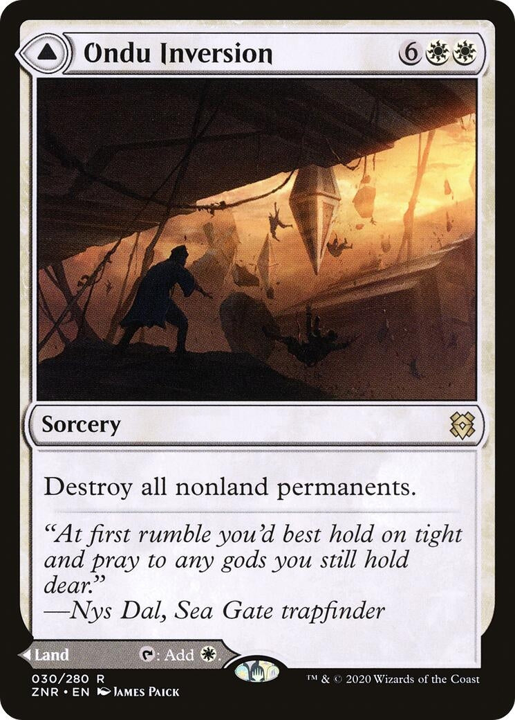 Image for Ondu Inversion (30) (ZNR) - Magic: The Gathering