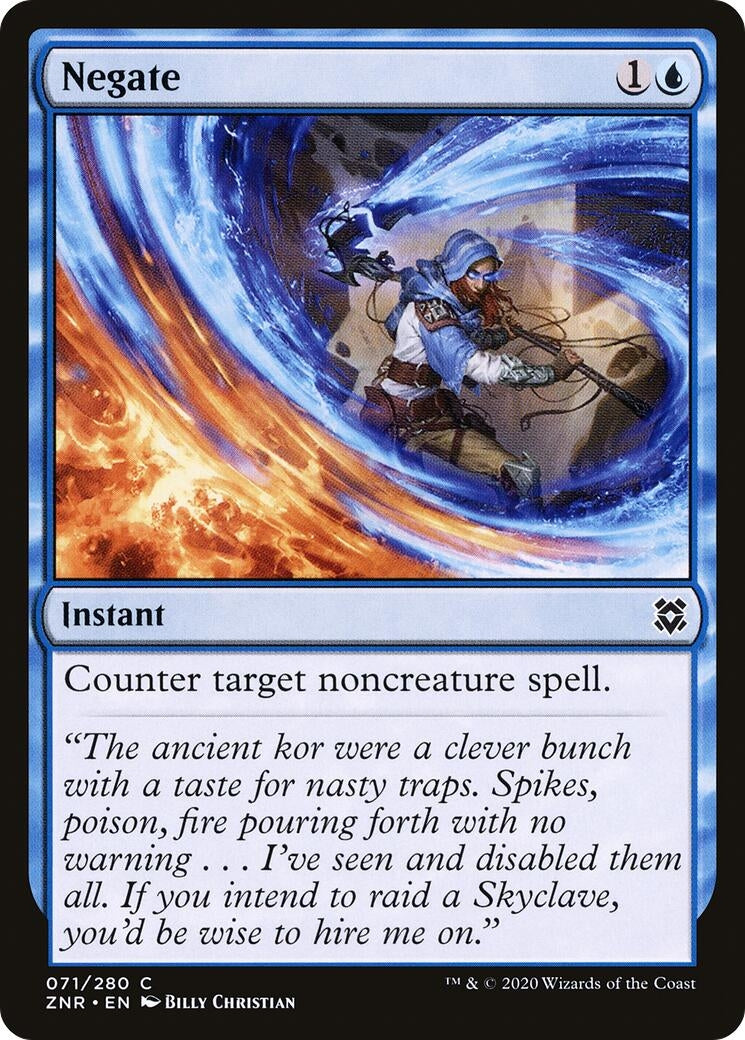 Image for Negate (71) (ZNR) - Magic: The Gathering