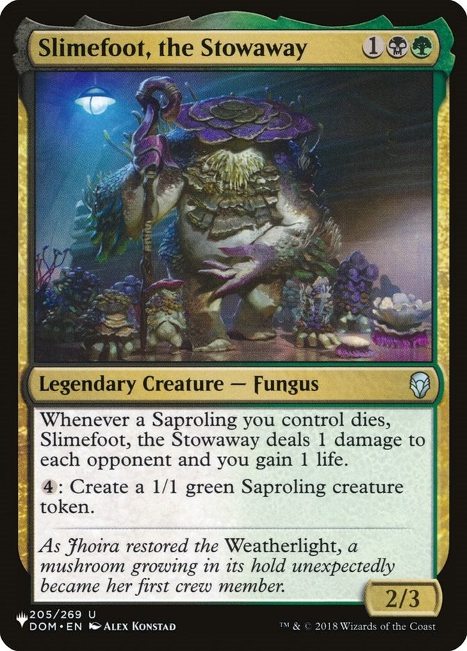 Image for Slimefoot, the Stowaway (205/269) - Magic: The Gathering