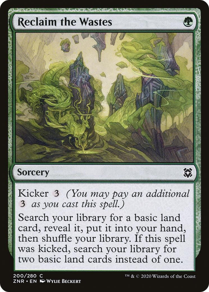 Image for Reclaim the Wastes (200) - Magic: The Gathering