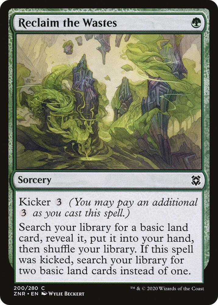 Image for Reclaim the Wastes (200) - Magic: The Gathering