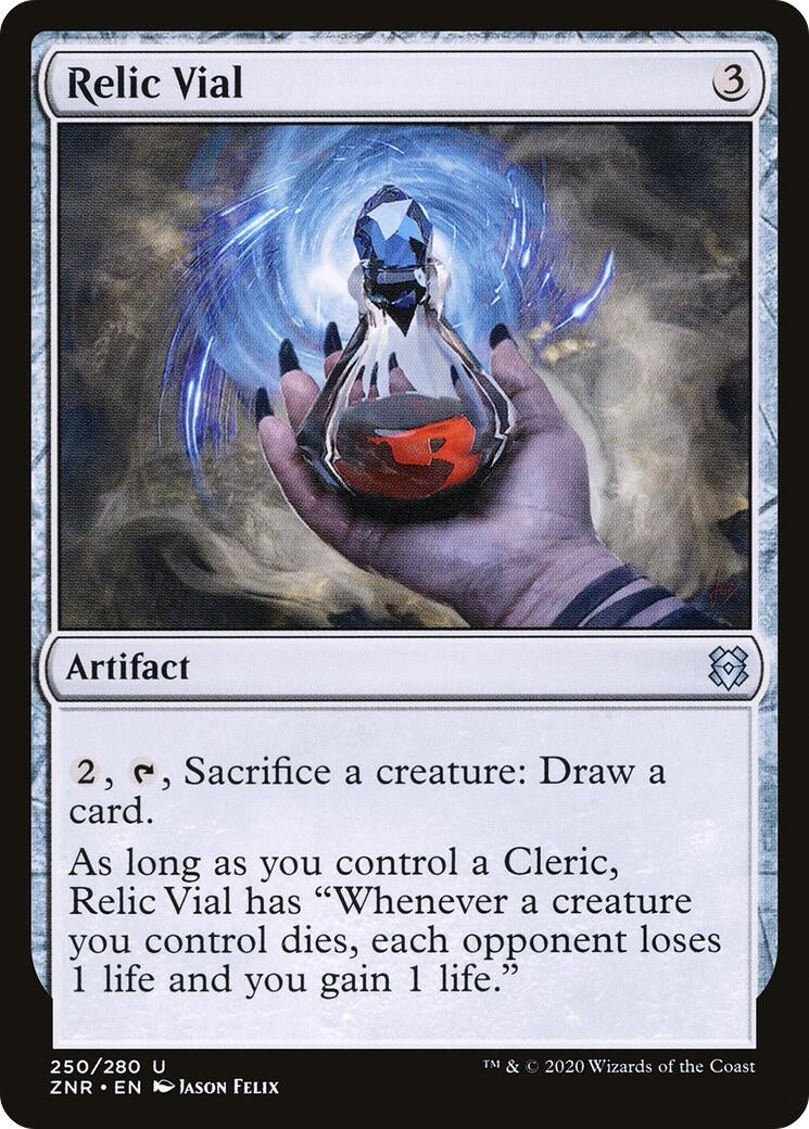 Image for Relic Vial (250) (ZNR) - Magic: The Gathering