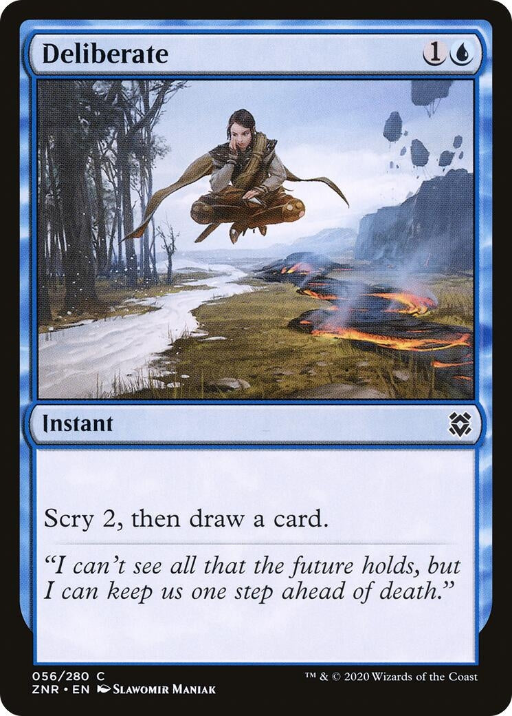 Image for Deliberate (56) (ZNR) - Magic: The Gathering