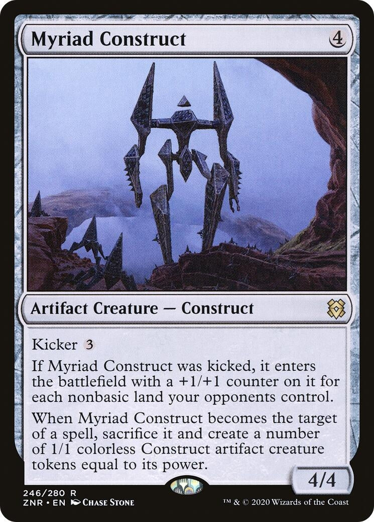 Image for Myriad Construct (246) (ZNR) - Magic: The Gathering