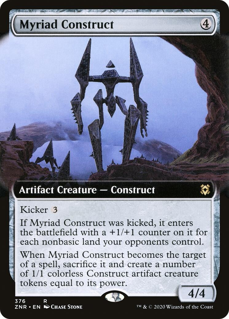 Image for Myriad Construct (Extended Art) (376) - Magic: The Gathering