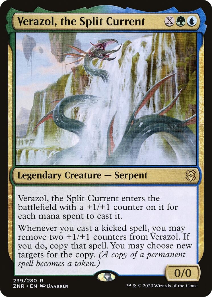 Image for Verazol, the Split Current (239) (ZNR) - Magic: The Gathering