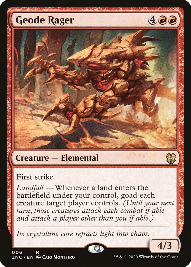 Image for Geode Rager (6) - Magic: The Gathering