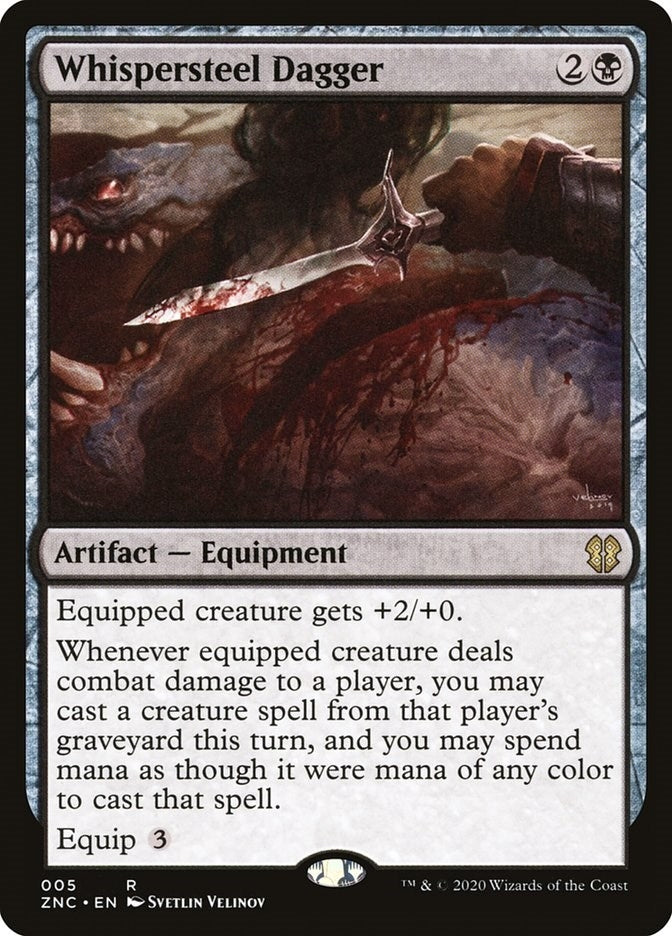 Image for Whispersteel Dagger (5) - Magic: The Gathering