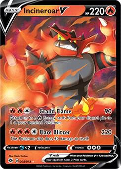 Image for Incineroar V (08/73) (CHP) - Pokemon