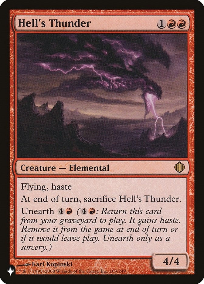 Image for Hell's Thunder (103/249) - Magic: The Gathering