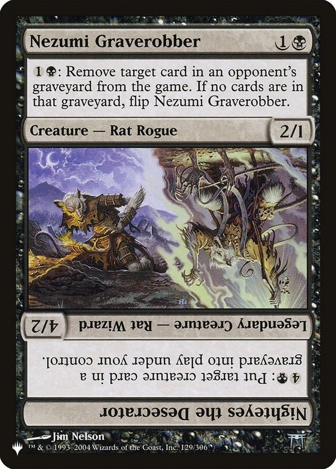 Image for Nezumi Graverobber // Nighteyes the Desecrator (129/306) - Magic: The Gathering