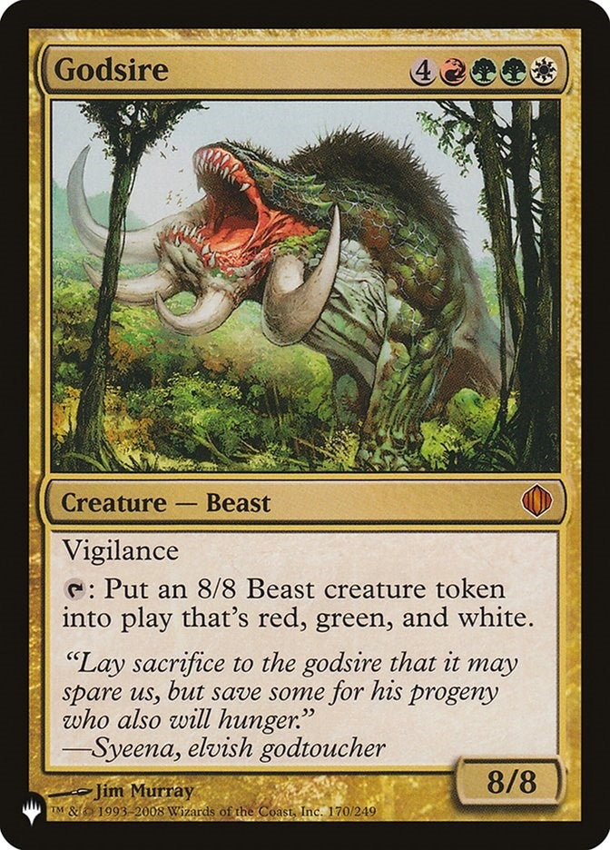 Image for Godsire (170/249) (LIST) - Magic: The Gathering
