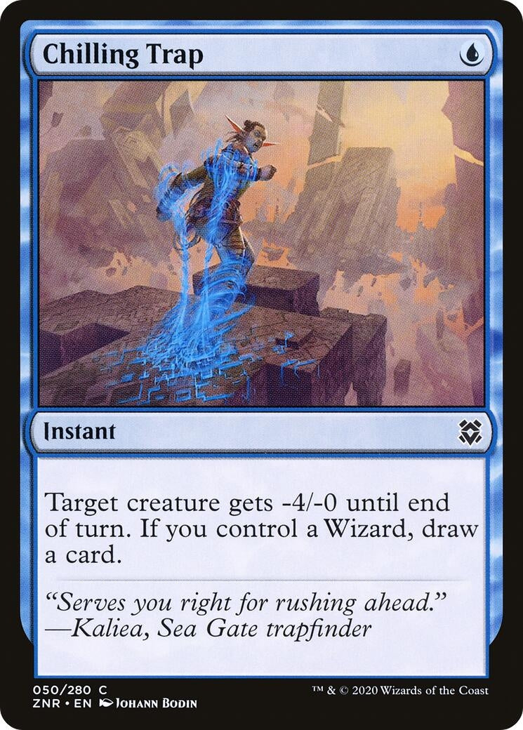 Image for Chilling Trap (50) (ZNR) - Magic: The Gathering