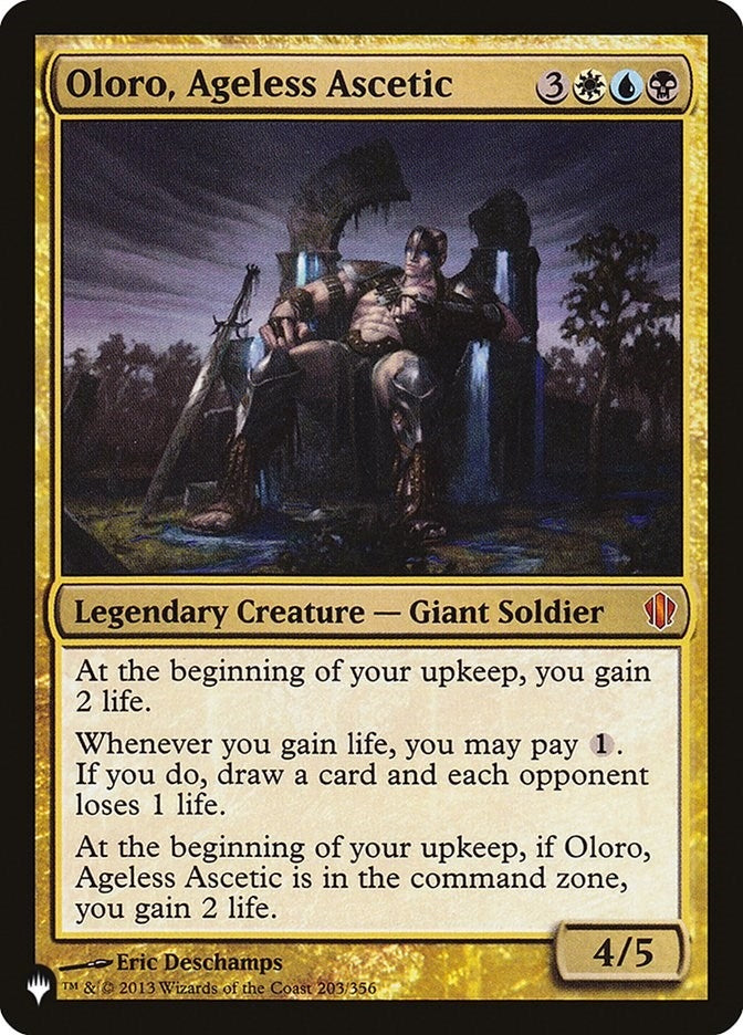 Image for Oloro, Ageless Ascetic (203/356) - Magic: The Gathering