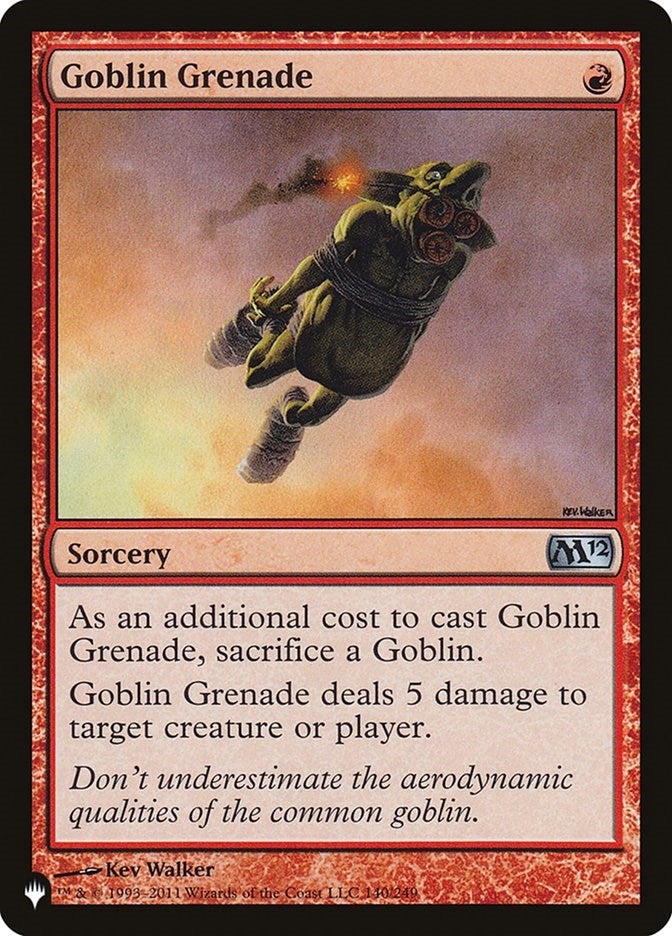 Image for Goblin Grenade (140/249) - Magic: The Gathering