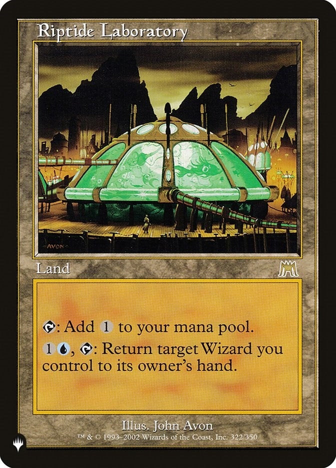 Image for Riptide Laboratory (322/350) - Magic: The Gathering