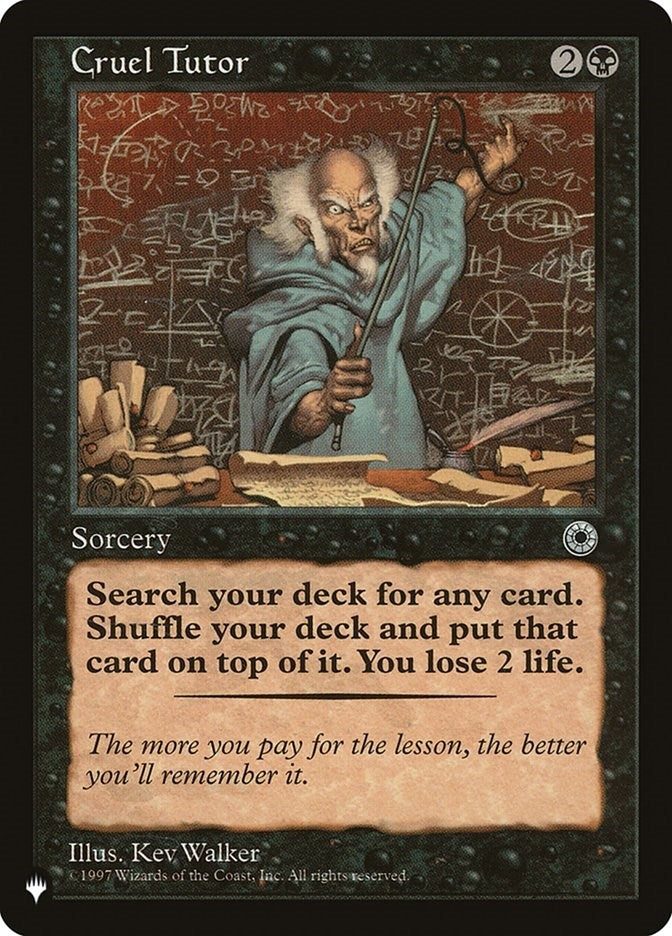 Image for Cruel Tutor - Magic: The Gathering