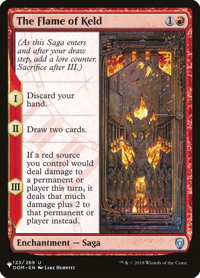 Image for The Flame of Keld (123/269) (LIST) - Magic: The Gathering