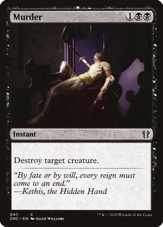 Image for Murder (47) - Magic: The Gathering