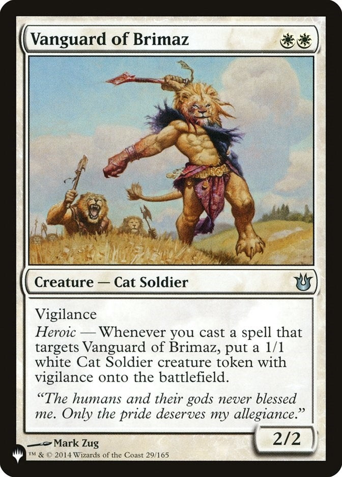 Image for Vanguard of Brimaz (29/165) - Magic: The Gathering