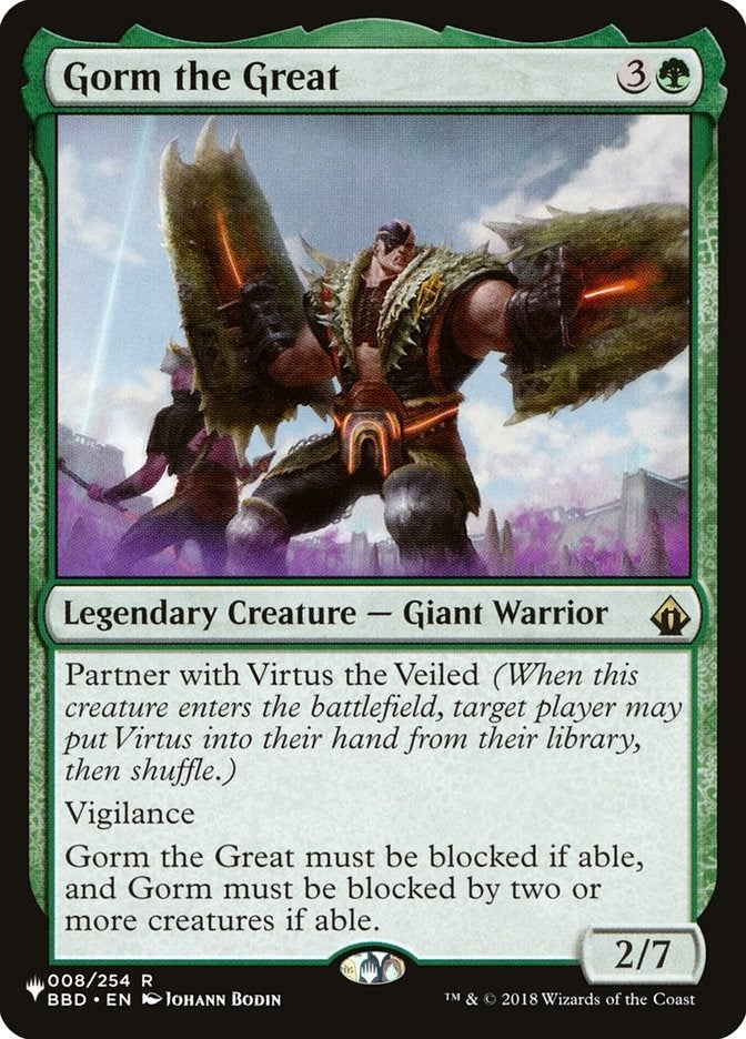 Image for Gorm the Great (008/254) - Magic: The Gathering