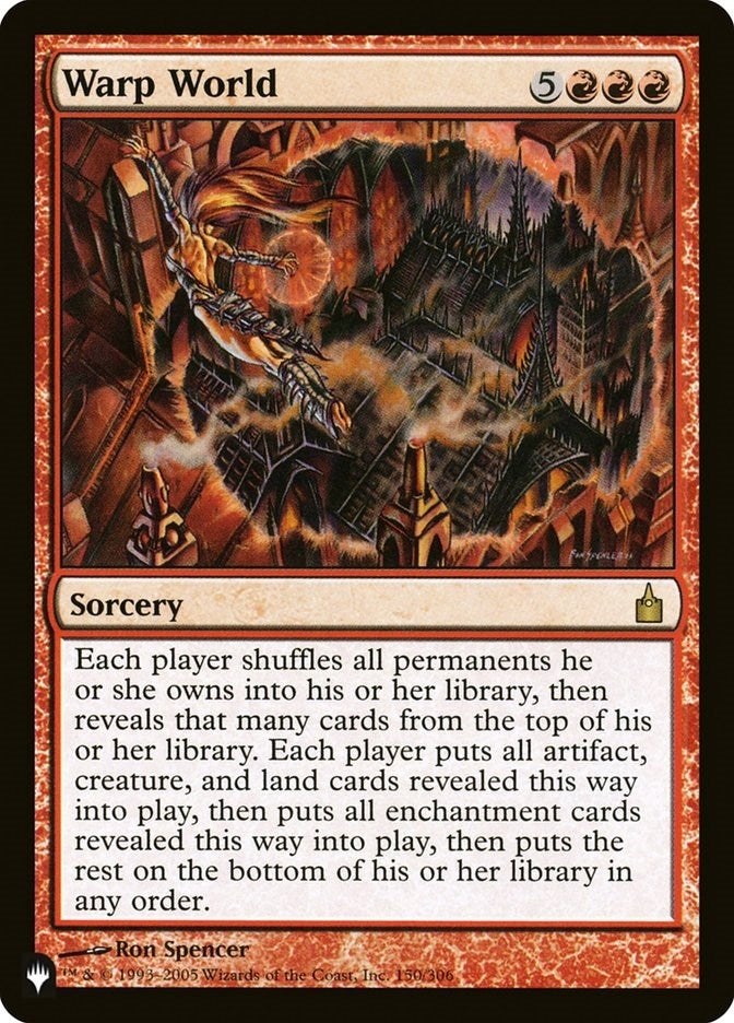 Image for Warp World (150/306) - Magic: The Gathering