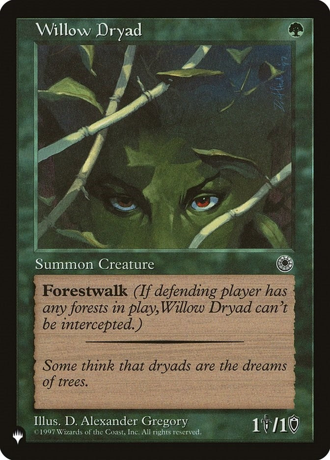 Image for Willow Dryad - Magic: The Gathering