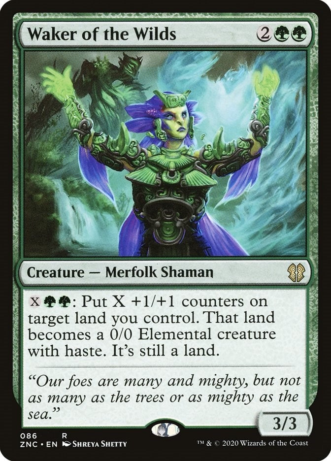 Image for Waker of the Wilds (86) - Magic: The Gathering