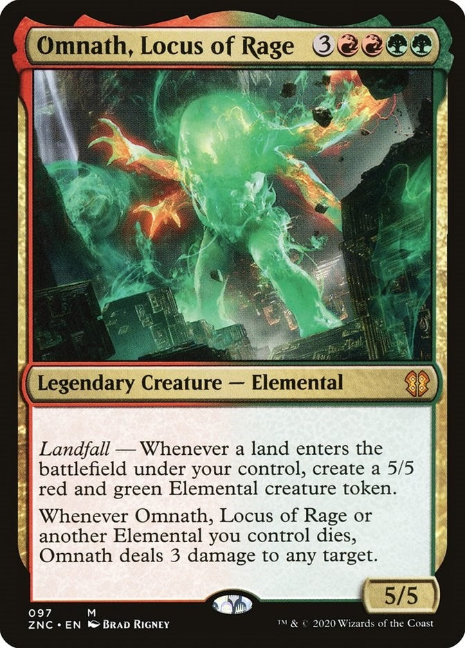 Image for Omnath, Locus of Rage (97) - Magic: The Gathering