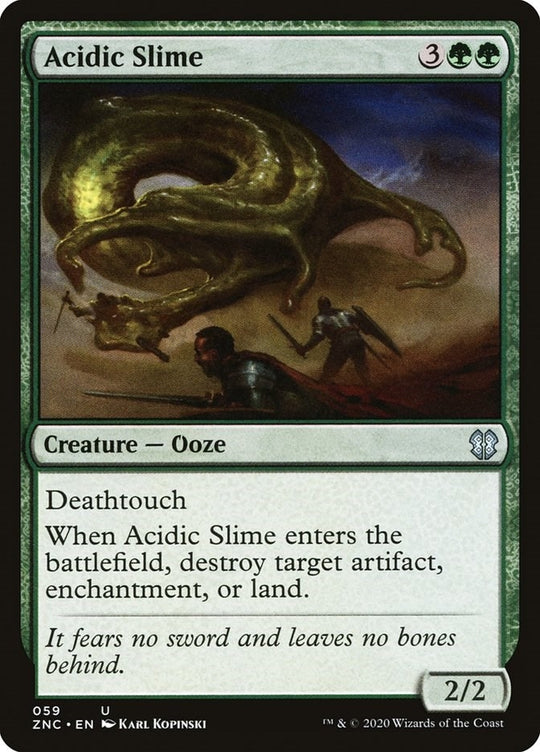 Image for Acidic Slime (59) (ZNC) - Magic: The Gathering