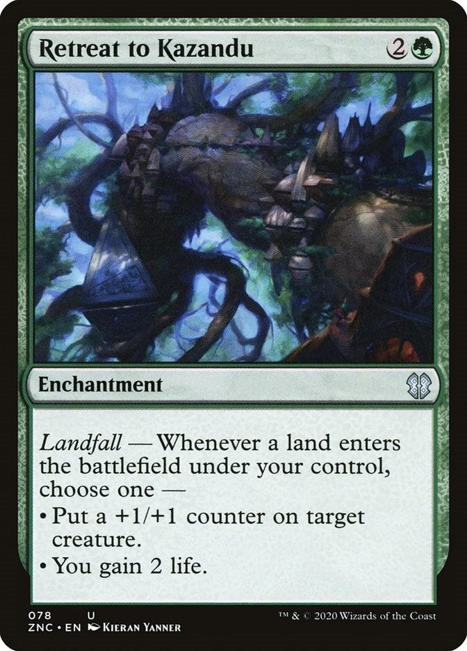 Image for Retreat to Kazandu (78) - Magic: The Gathering