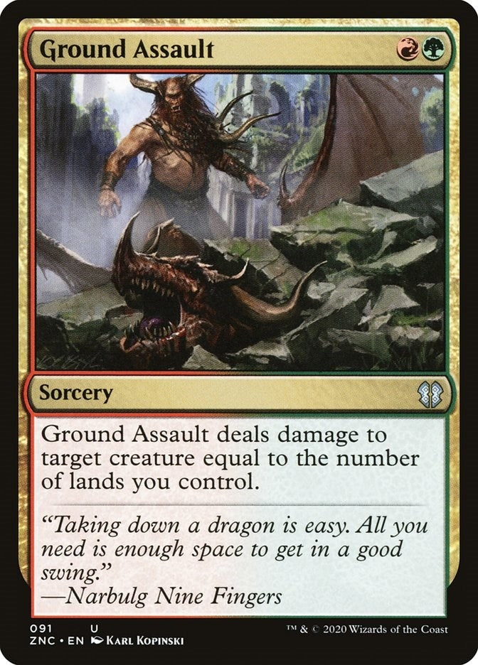 Image for Ground Assault (91) - Magic: The Gathering