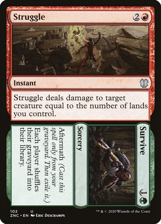 Image for Struggle // Survive (102) - Magic: The Gathering