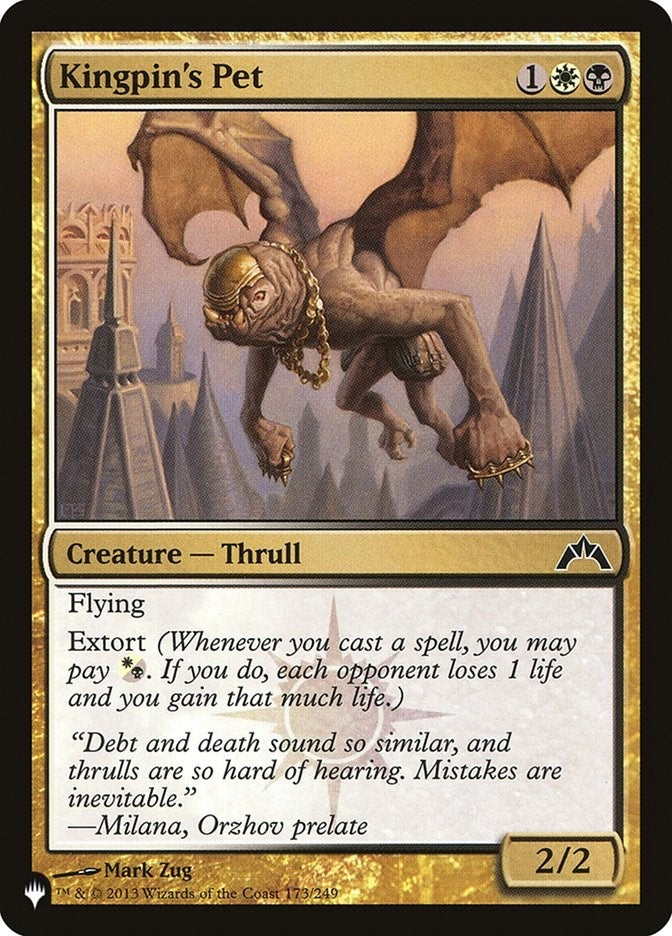 Image for Kingpin's Pet (173/249) - Magic: The Gathering