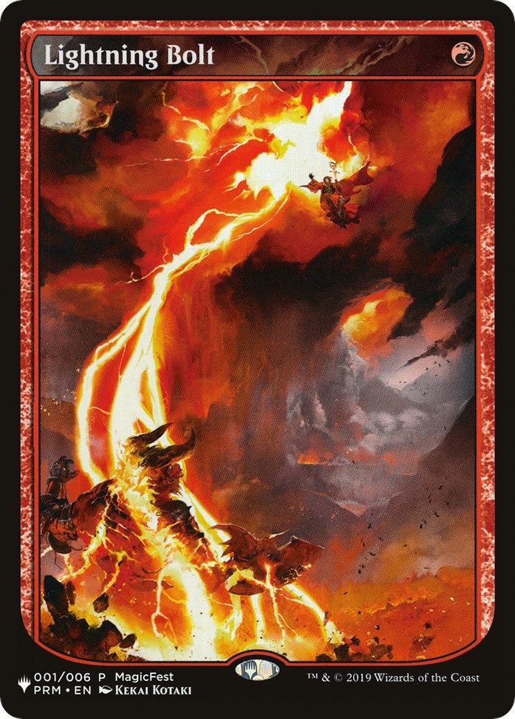 Image for Lightning Bolt (PRM) (001/006) - Magic: The Gathering