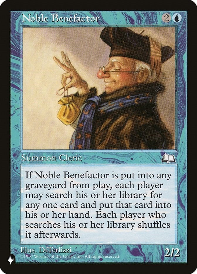 Image for Noble Benefactor (LIST) - Magic: The Gathering
