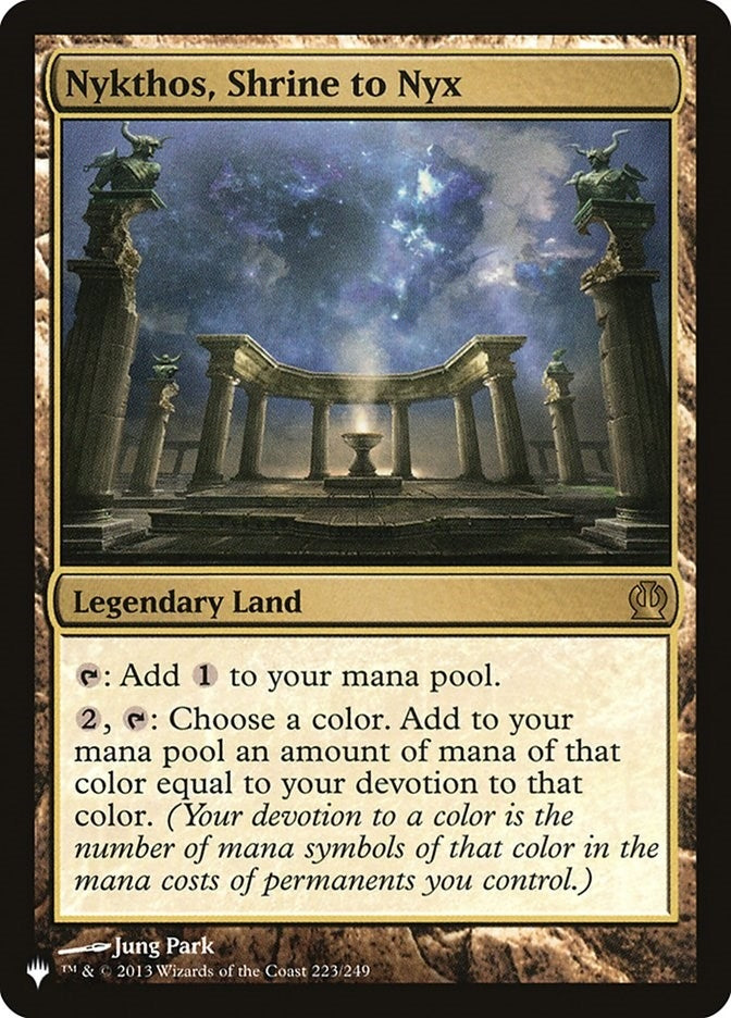 Image for Nykthos, Shrine to Nyx (223/249) - Magic: The Gathering