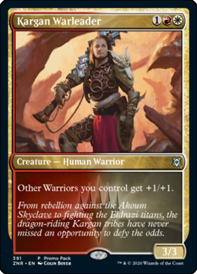 Image for Kargan Warleader (391) - Magic: The Gathering