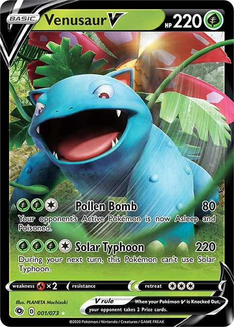 Image for Venusaur V (01/73) (CHP) - Pokemon