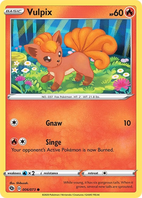 Image for Vulpix (06/73) (CHP) - Pokemon
