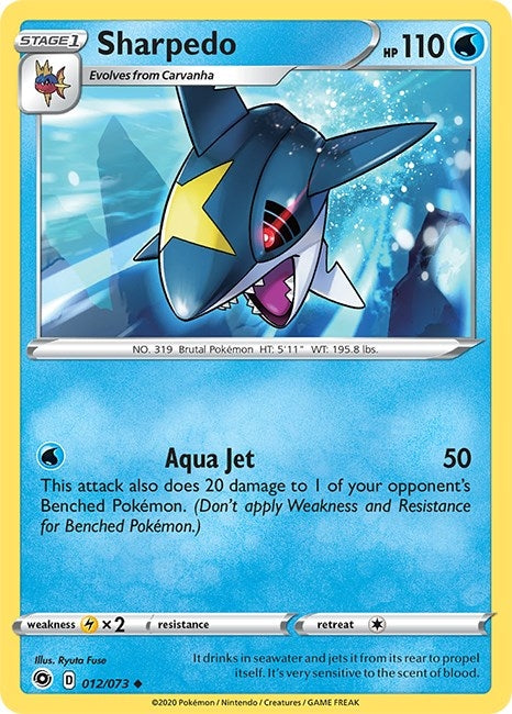 Image for Sharpedo (12/73) (CHP) - Pokemon