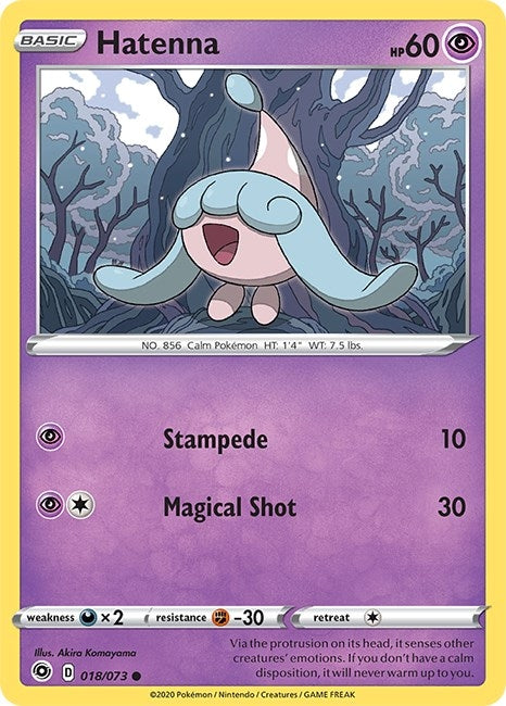 Image for Hatenna (18/73) (CHP) - Pokemon