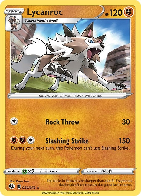 Image for Lycanroc (30/73) (CHP) - Pokemon