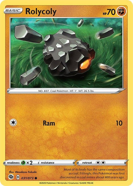 Image for Rolycoly (31/73) (CHP) - Pokemon