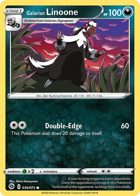 Image for Galarian Linoone (36/73) (CHP) - Pokemon